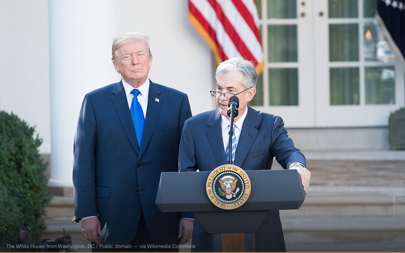 President Donald J. Trump announced the nomination of Jerome Powell to be Chairman of the Board of Governors of the Federal Reserve System / November 2, 2017 (Official White House Photo by Andrea Hanks) — related to CBDC / Digital Dollar Surveillance Control