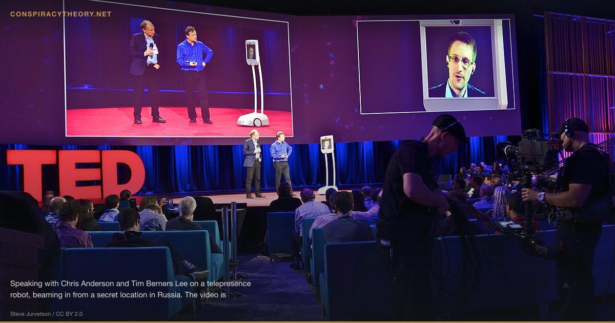 COINTELPRO Tactics Still Active Today? (1971) — Speaking with Chris Anderson and Tim Berners Lee on a telepresence robot, beaming in from a secret location in Russia. The video is online, and more photos below Some of his zingers: I am living proof that an individual can go head to head against the most powerful agency in the world and win. Democracy may die behind closed doors. We don’t have to give up privacy to have good government, we don’t have to give up liberty to have security. Boundless Informant is a program the NSA hid from Congress. It tells us that more communications are being intercepted in America about Americans than there are in Russia about Russians. I’m not sure that’s what an intelligence agency should be aiming for. Dick Cheney is really something else. The public interest is not always the same as the national interest. At the NSA, "terrorism" is used as a cover for action. Terrorism provokes an emotional response that allows people to rationalize and authorize programs they wouldn’t have otherwise. They asked for this authority in the 1990s and Congress said no. I grew up in the Internet. Although I never expected to have the chance to defend it in such a direct and practical manner, or to embody it in this unusual, avatar manner, there’s something poetic about it. (Facing Tim Berners Lee on stage): A Magna Carta for the Internet is exactly what we need to encode values not just in writing but in the structure of the Internet. PRISM is about content. It deputizes corporate America to do the dirty work for the NSA. Even though some companies did resist, they lost. But this was never tried by open court, only by secret court... making secret interpretations of the law. There have been 34,000 warrant requests in 33 years and they only rejected 11 government requests. (Of 1.7 million documents, only a hundred have been shared so far. Is there more to come?). There are absolutely more revelations to come. Some of the most important reporting is yet to come. The biggest thing an Internet company in America can do today without consulting lawyers to protect users worldwide is to enable SSL web encryption on every page you visit. (When asked if he would return to America If given amnesty): Absolutely. There’s really no question. The government has hinted they want some kind of deal, a compromise deal to come back. But I want to make it very clear. I did not do this to be safe. I did this to do what was right. I won’t stop working in the public interest just to benefit myself.