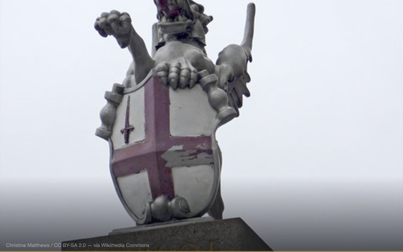 City of London Sign Welcome to the City of London sign on the approaches to London Bridge in Southwark. — related to Committee of 300
