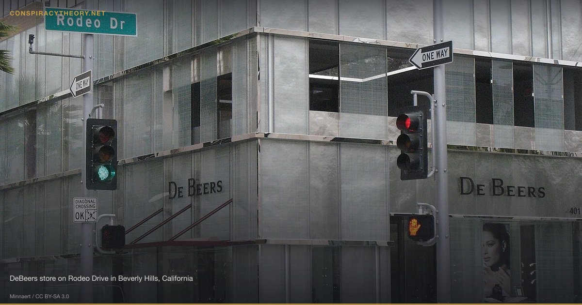 Diamond Resale Value Myth / Engineered Illiquidity (1888) — DeBeers store on Rodeo Drive in Beverly Hills, California