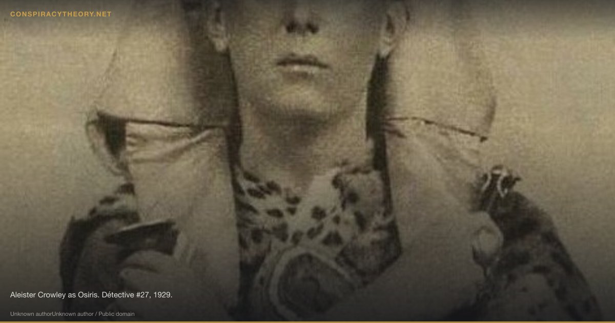 Psychiatry as Government Control Tool (1950) — Aleister Crowley as Osiris. Détective #27, 1929.