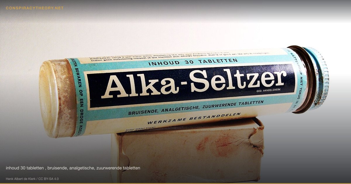 GMO Conspiracy & Monsanto (1994) — inhoud 30 tabletten , bruisende, analgetische, zuurwerende tabletten