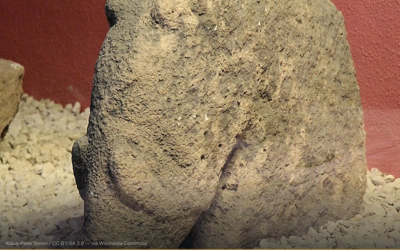 Şanlıurfa Archaeological Museum, Southeast Turkey, pig sculpture from Göbekli Tepe — related to Göbekli Tepe — Evidence of Pre-Flood Civilization