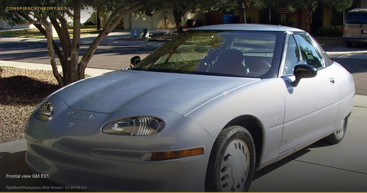 Hydrogen Fuel Cell Technology Suppression (1970) — Frontal view GM EV1