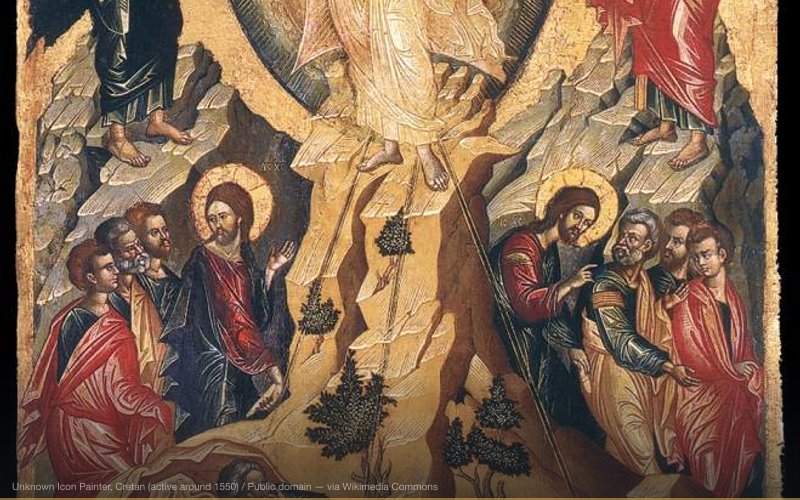 Transfiguration of Christ — related to Knights Templar as Holy Grail Guardians