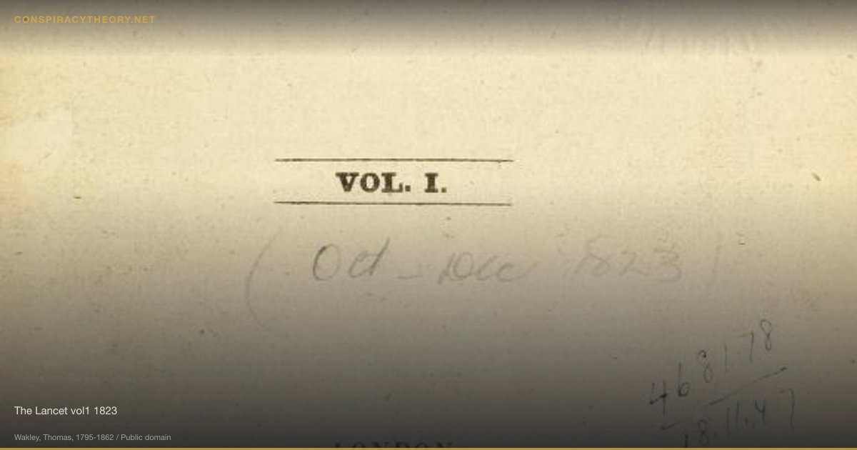 MMR Vaccine & The Wakefield Fraud (1998) — The Lancet vol1 1823