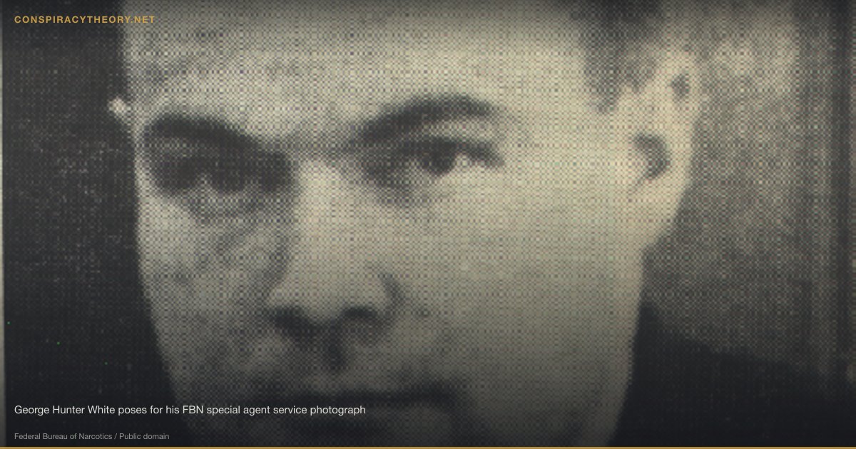 Operation Midnight Climax — CIA LSD Brothels (1954) — George Hunter White poses for his FBN special agent service photograph