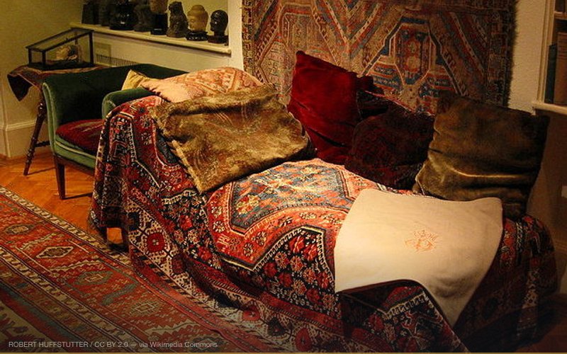 Sigmund Freud's Sofa — related to Orgone Energy Suppression
