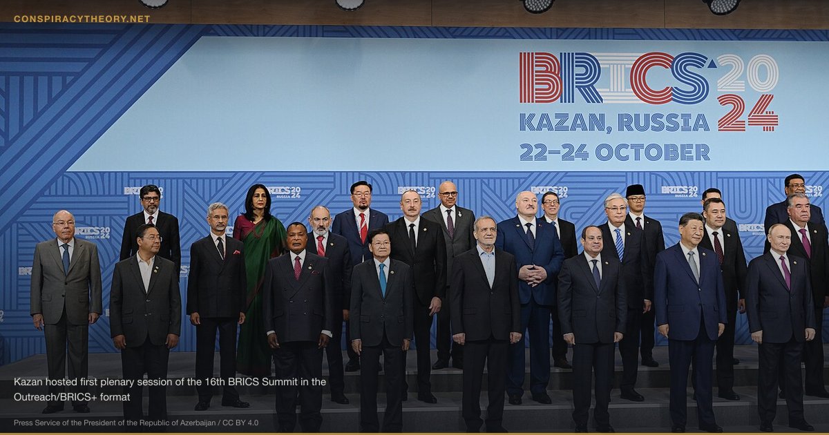 Ukraine Bioweapons Conspiracy (2022) — Kazan hosted first plenary session of the 16th BRICS Summit in the Outreach/BRICS+ format