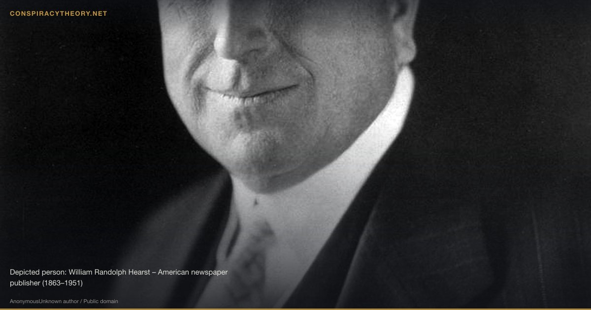 USS Maine — Sinking That Started a War (1898) — Depicted person: William Randolph Hearst – American newspaper publisher (1863–1951)