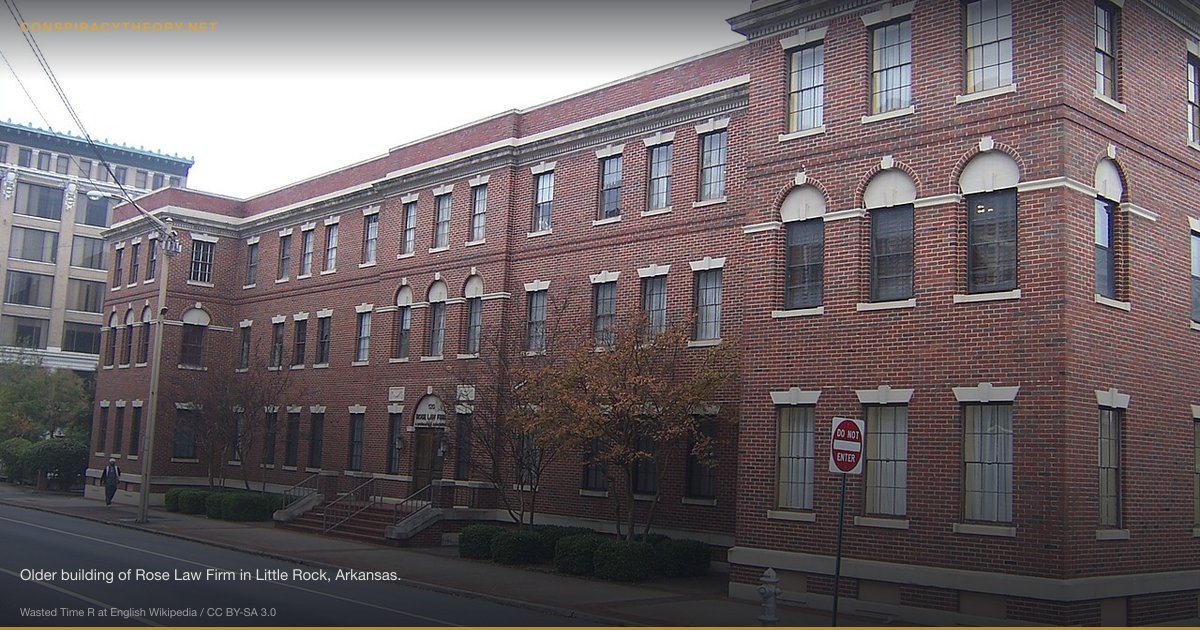 Vince Foster Murder Conspiracy (1993) — Older building of Rose Law Firm in Little Rock, Arkansas.
