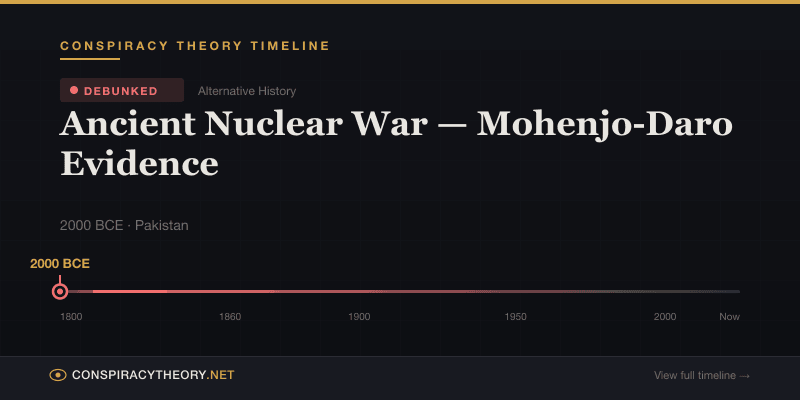 Ancient Nuclear War — Mohenjo-Daro Evidence — Conspiracy Theory Timeline 2000 BCE, Pakistan